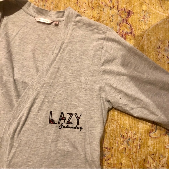 3/4 La Vie En Rose cotton robe - Picture 6 of 6